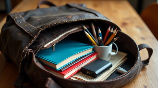 Un cabas pour le lycée ou la fac : fermeture, anses et rangements